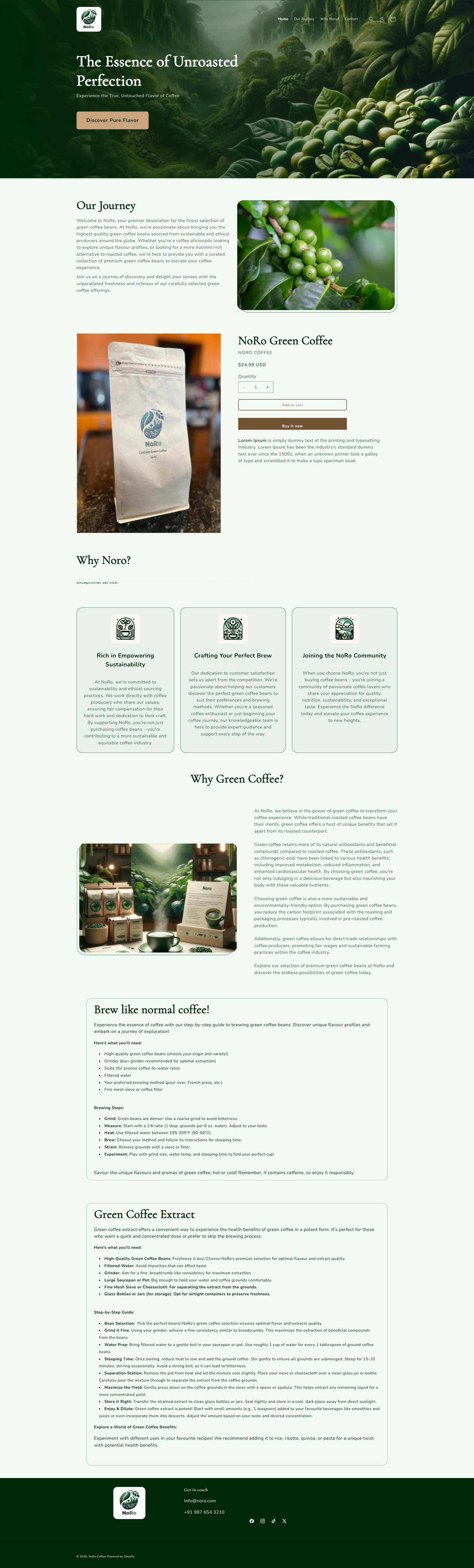 Noro Coffee project preview